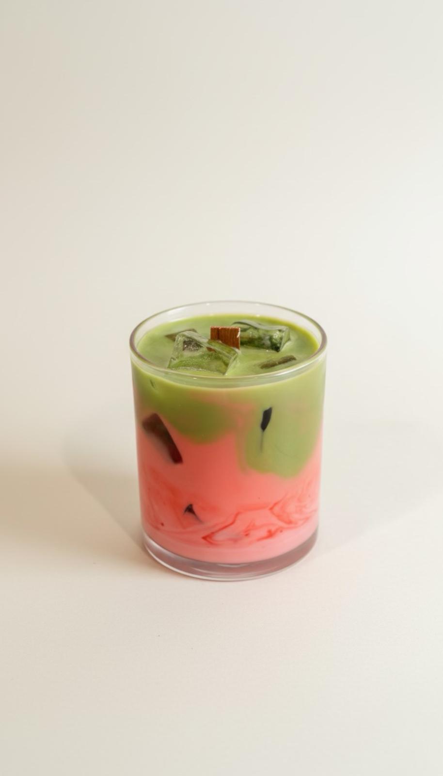 Strawberry Matcha Drink